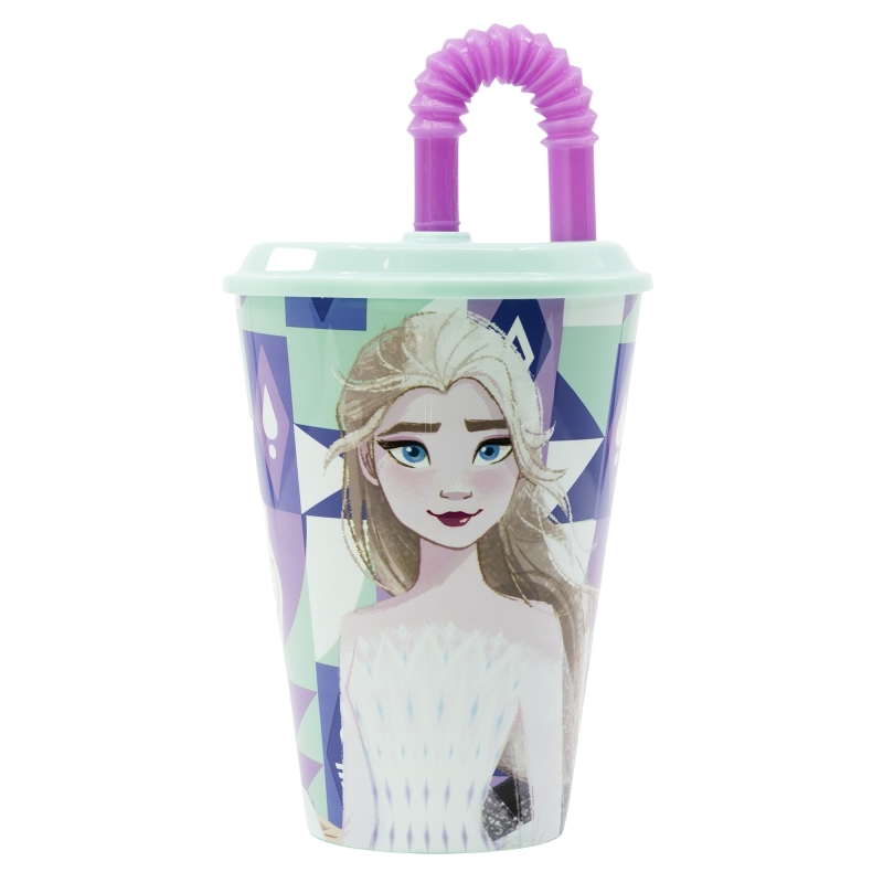 Стакан для дітей з трубочкою 430 мл Stor Frozen (74230)