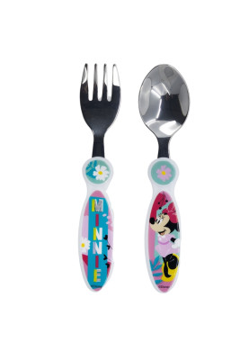 Дитячий набір столових приборів 2 предмета Stor Minnie Mouse (74418)