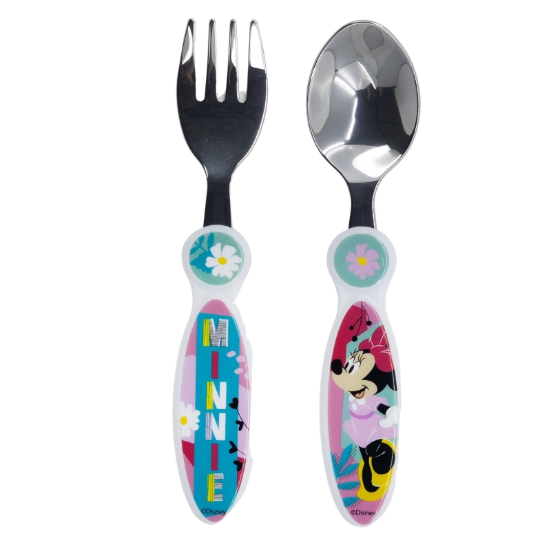 Дитячий набір столових приборів 2 предмета Stor Minnie Mouse (74418)
