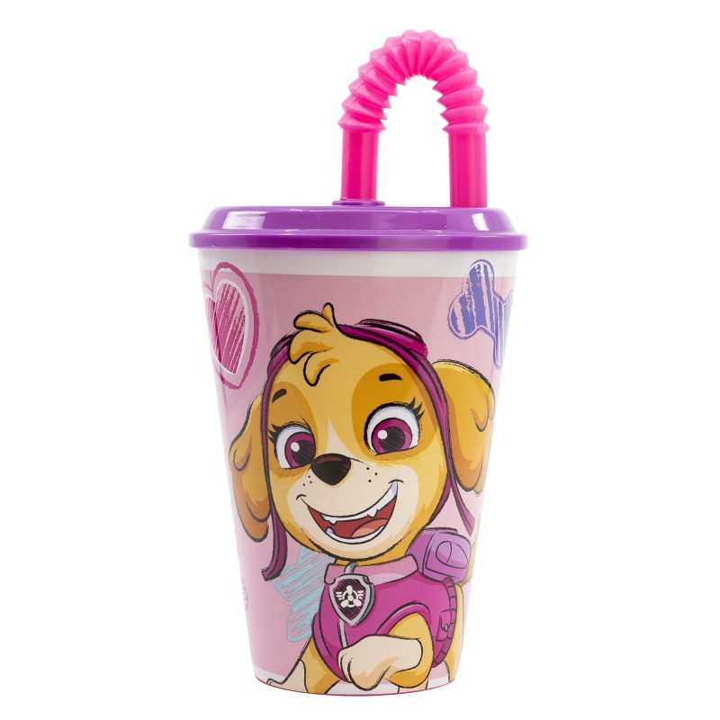 Стакан для дітей з трубочкою 430 мл Stor Paw Patrol (74530)