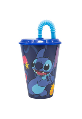 Стакан для дітей з трубочкою 430 мл Stor Stitch (75030)