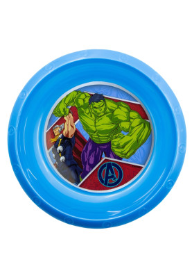 Тарілка дитяча пластикова 16,7х16,7х3,3 см Stor Avengers (74111)