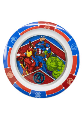 Тарілка дитяча пластикова 23,1х20,3х2 см Stor Avengers (74147)