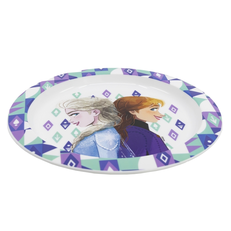 Тарілка дитяча пластикова 23,1х20,3х2 см Stor Frozen (74247)