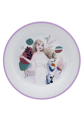 Дитяча пластикова миска ‎14x14x4,6 см Stor Frozen (74291)