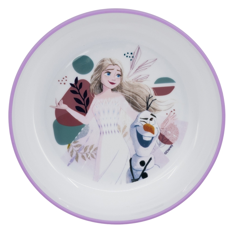 Дитяча пластикова миска ‎14x14x4,6 см Stor Frozen (74291)