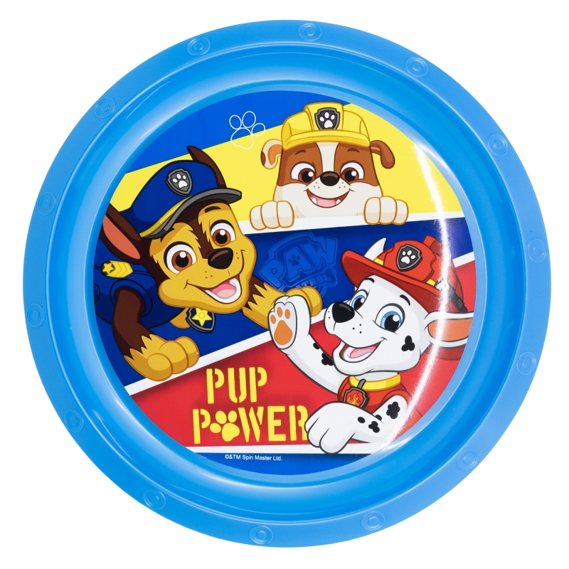 Тарілка дитяча пластикова 21,5х21,5х1,9 см Stor Paw Patrol (74612)