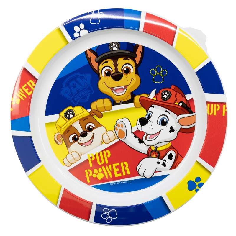Тарілка дитяча пластикова 23,1х20,3х2 см Stor Paw Patrol (74647)