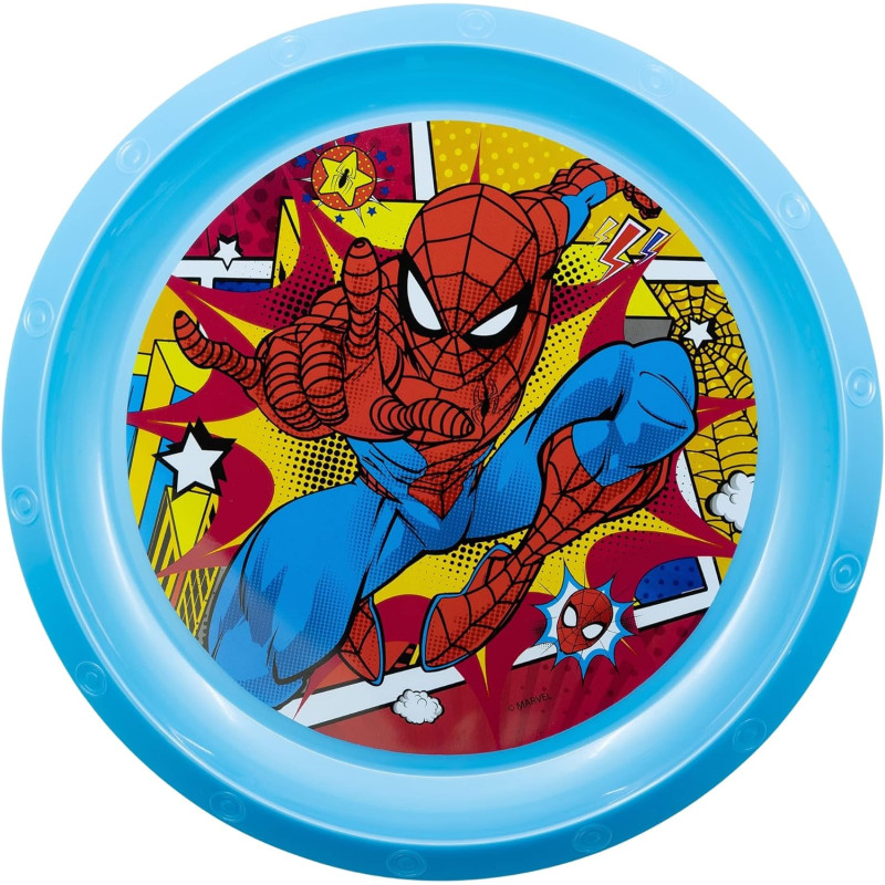 Тарілка дитяча пластикова 21,5х21,5х1,9 см Stor Spider-Man (74712)