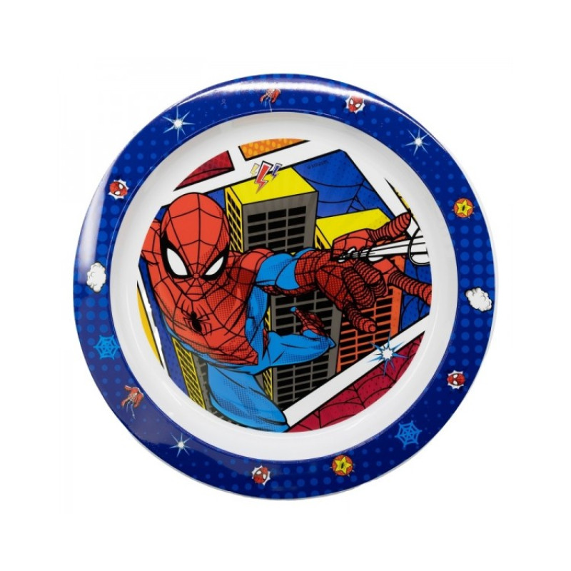 Тарілка дитяча пластикова 20,3х23,1х2 см Stor Spider-Man (74747)