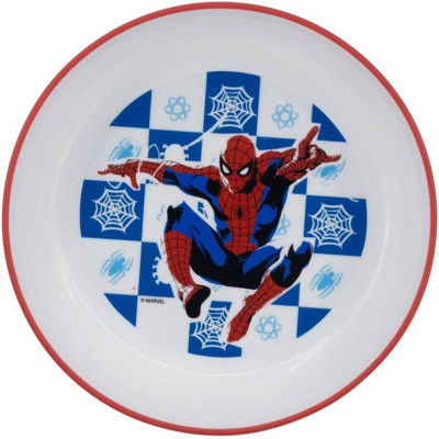Дитяча пластикова миска ‎14x14x4,6 см Stor Spider-Man (74791)