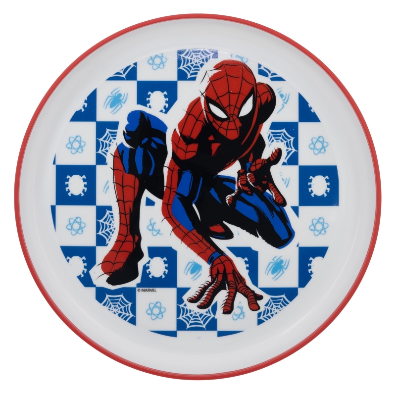 Дитяча пластикова миска ‎19,6x19,6x2,5 см Stor Spider-Man (74792)