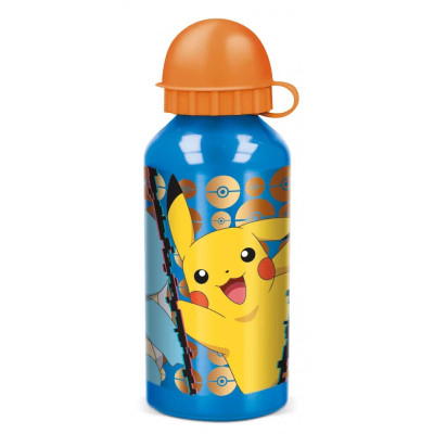 Пляшка алюмінієва дитяча 400 мл Stor Pokemon (08034)