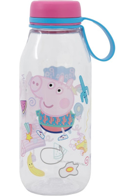 Пляшка для води із силіконовою ручкою 460 мл Stor Peppa Pig (15538)