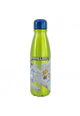 Дитяча пляшка для води алюмінієва 600 мл Stor Minecraft (40440)