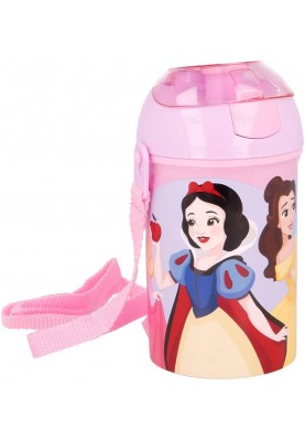 Дитяча пляшка для води з ремінцем 450 мл Stor Disney Princess (51269)