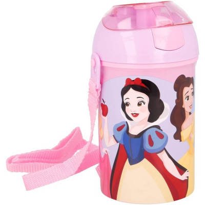Дитяча пляшка для води з ремінцем 450 мл Stor Disney Princess (51269)
