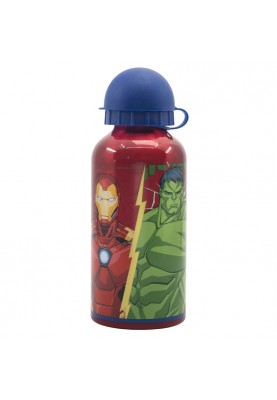 Пляшка алюмінієва дитяча 400 мл Stor Avengers (74134)