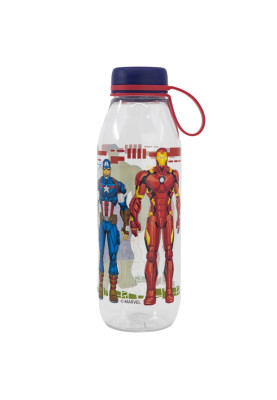 Пляшка для води із силіконовою ручкою 650 мл Stor Avengers (74183)