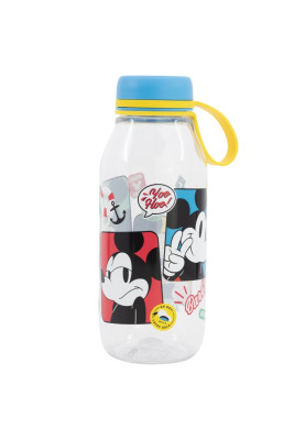 Пляшка для води із силіконовою ручкою 460 мл Stor Mickey Mouse (74382)