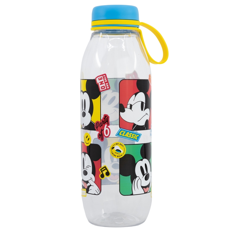 Пляшка для води із силіконовою ручкою 650 мл Stor Mickey Mouse (74383)