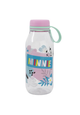 Пляшка для води із силіконовою ручкою 460 мл Stor Minnie Mouse (74482)