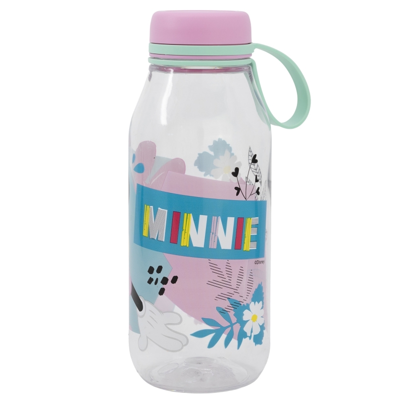 Пляшка для води із силіконовою ручкою 460 мл Stor Minnie Mouse (74482)