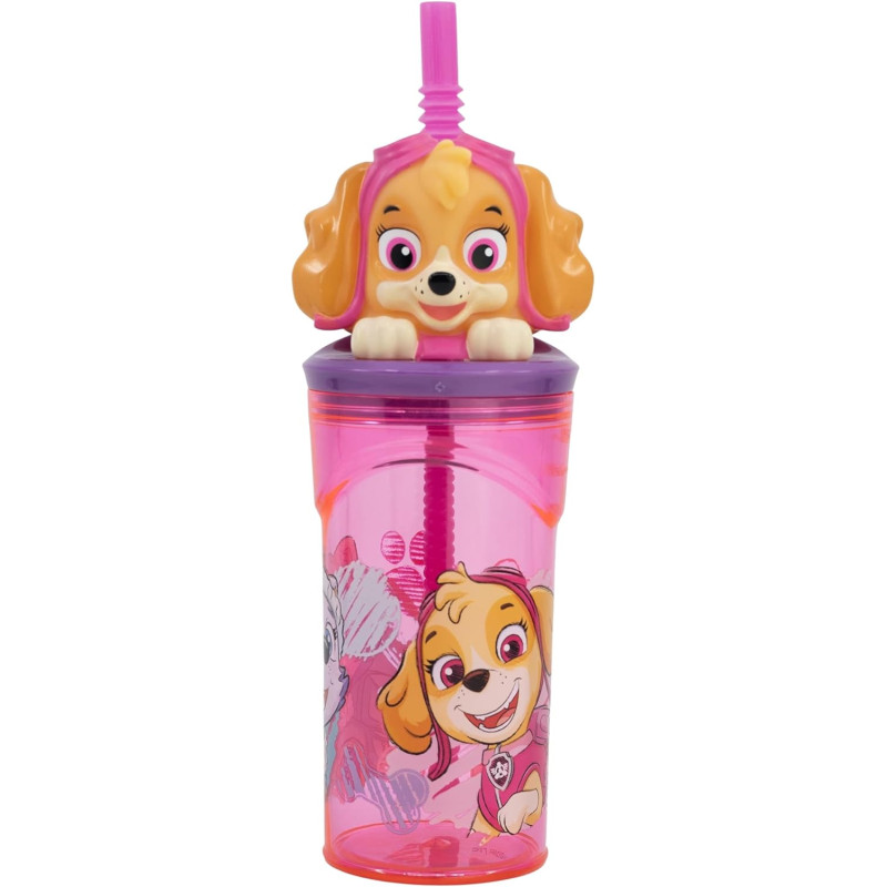 Стакан для дітей з трубочкою 360 мл Stor Paw Patrol (74566)