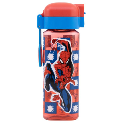 Пляшка квадратна для води дитяча 550 мл Stor Spider-Man (74702)