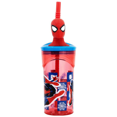 Стакан з трубочкою 360 мл Stor Spider-Man (74766)
