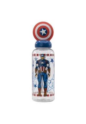 Пляшка пластикова дитяча 560 мл Stor Avengers Captain America (74851)