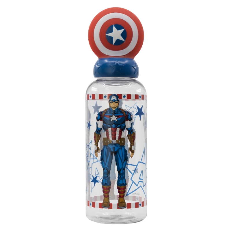 Пляшка пластикова дитяча 560 мл Stor Avengers Captain America (74851)