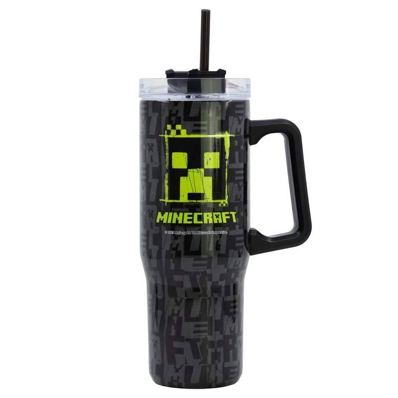 Термокухоль з трубочкою 940 мл Stor Minecraft (75643)