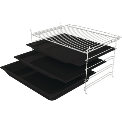 Gorenje Духовий шафа електричний, 77л, A+, пара, дисплей, піроліз, чорний