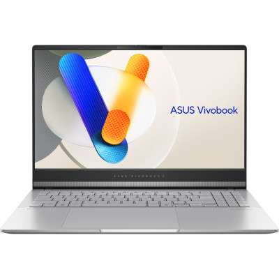 ASUS Ноутбук Vivobook S 15 M5506UA-MA055 15.6" 3K OLED, AMD R7-8845HS, 32GB, F1TB, UMA, noOS, Сріблястий