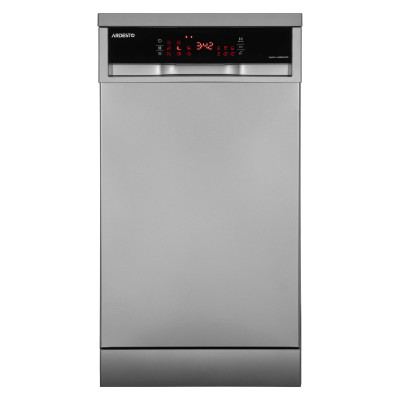 ARDESTO Посудомийна машина, 10компл., А++, 45см, дисплей, гігієн.обробка, сріблястий