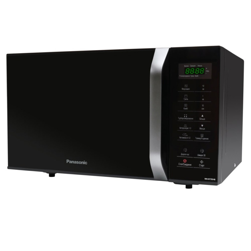 Panasonic Мікрохвильова піч Panasonic, 23л, 800Вт, гриль, дисплей, чорний