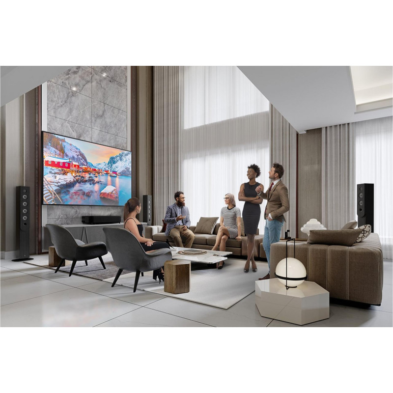 Epson Проєктор ультракороткофокусный EH-QS100B UHD, 4500 lm, LASER, 0.16,  чорний