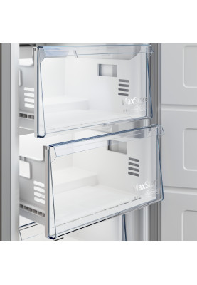 Beko Морозильна камера, 187x60x71, 286л, 1дв., A+, NF, нержавіюча сталь