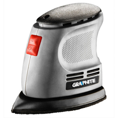 Graphite Шліфмашина вібраційна Delta 105Вт платформа 140х140х97 24000кіл·хв 0.87кг