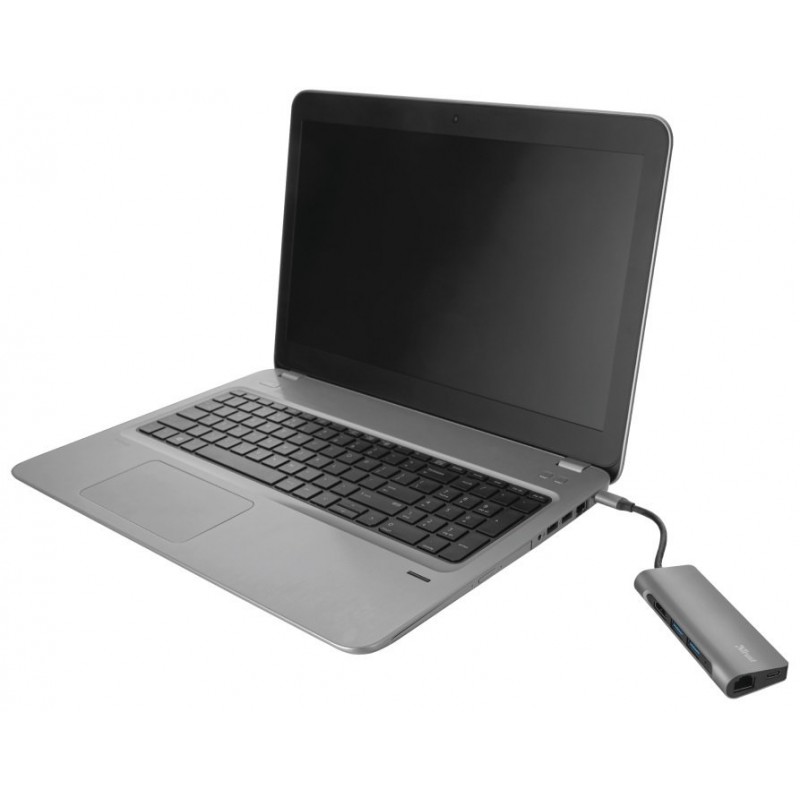 Trust USB-хаб DALYX 7-IN-1 USB-C ALUMINIUM