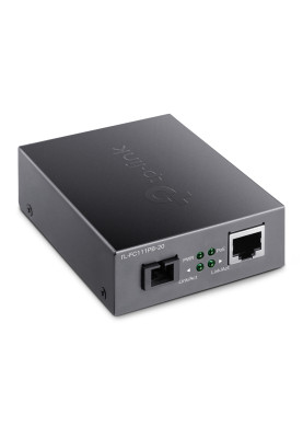TP-Link Медіаконвертер TL-FC111B-20 1xFE, 100Base-LX, SM, WDM, 20km, SC. PoE