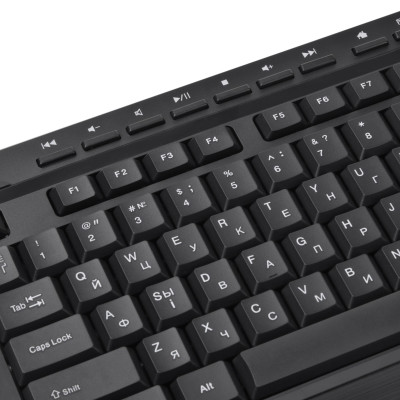 2E Комплект клавіатура та миша MK410 WL, EN/UK/RU, чорний