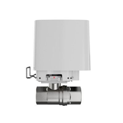 Ajax Розумний кульовий кран WaterStop 1" Jeweler, бездротовий, білий Ajax Розумний кульовий кран WaterStop 1" Jeweler, бездротовий, білий