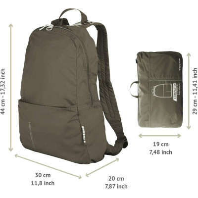 Tucano Рюкзак розкладний Compatto Eco XL, темно зелений