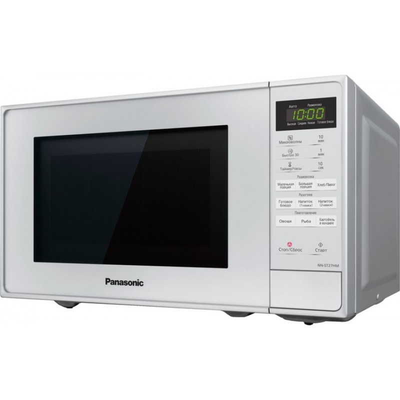 Panasonic Мікрохвильова піч, 20л, 800Вт, дисплей, білий