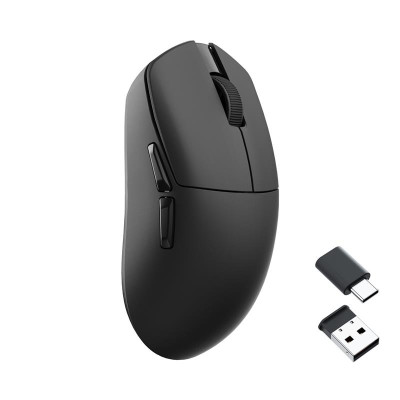 Lemokey Миша G1 USB-A/USB-C/WL/BT, 8K, чорний