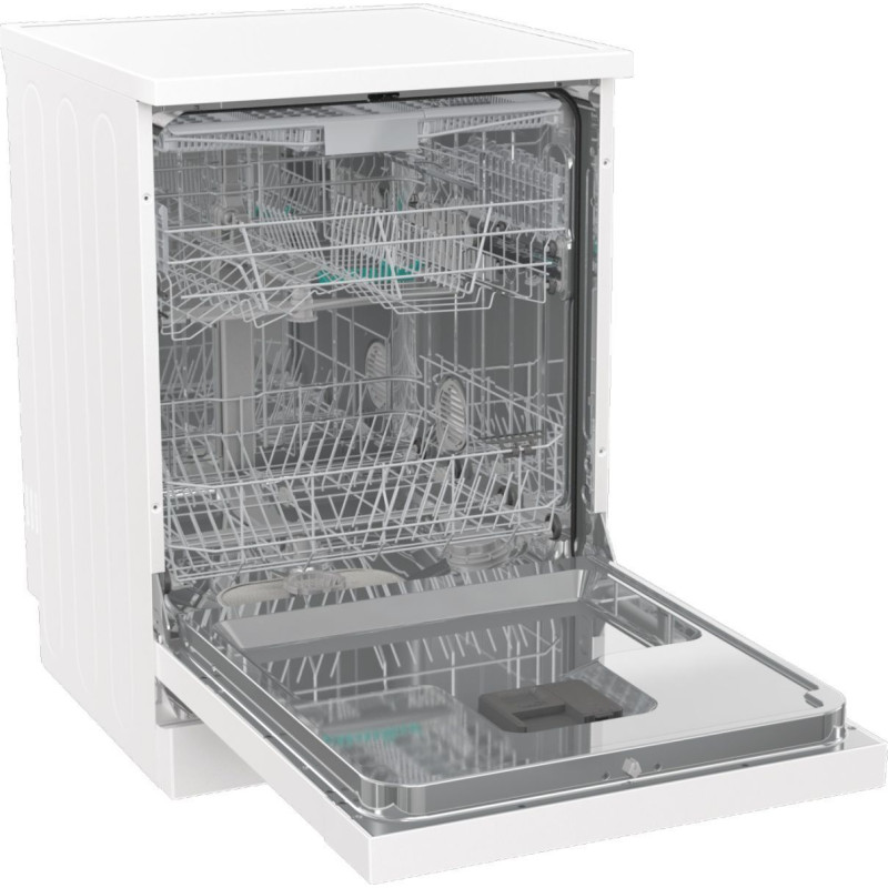 Gorenje Посудомийна машина, 16компл., A+++, 60см, дисплей, 3 кошика, AquaStop, білий