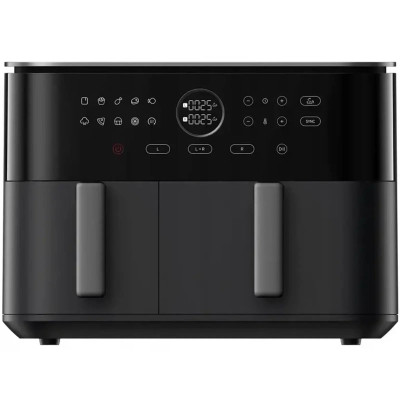 XIAOMI Мультипіч Xiaomi Dual Zone Air Fryer 10L 2700Вт, чаша-10л, сенсорне кер., пластик, чорний