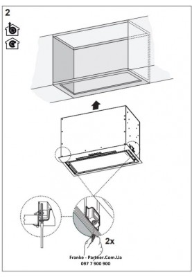 Franke Витяжка вбудовувана Box Flush EVO нерж